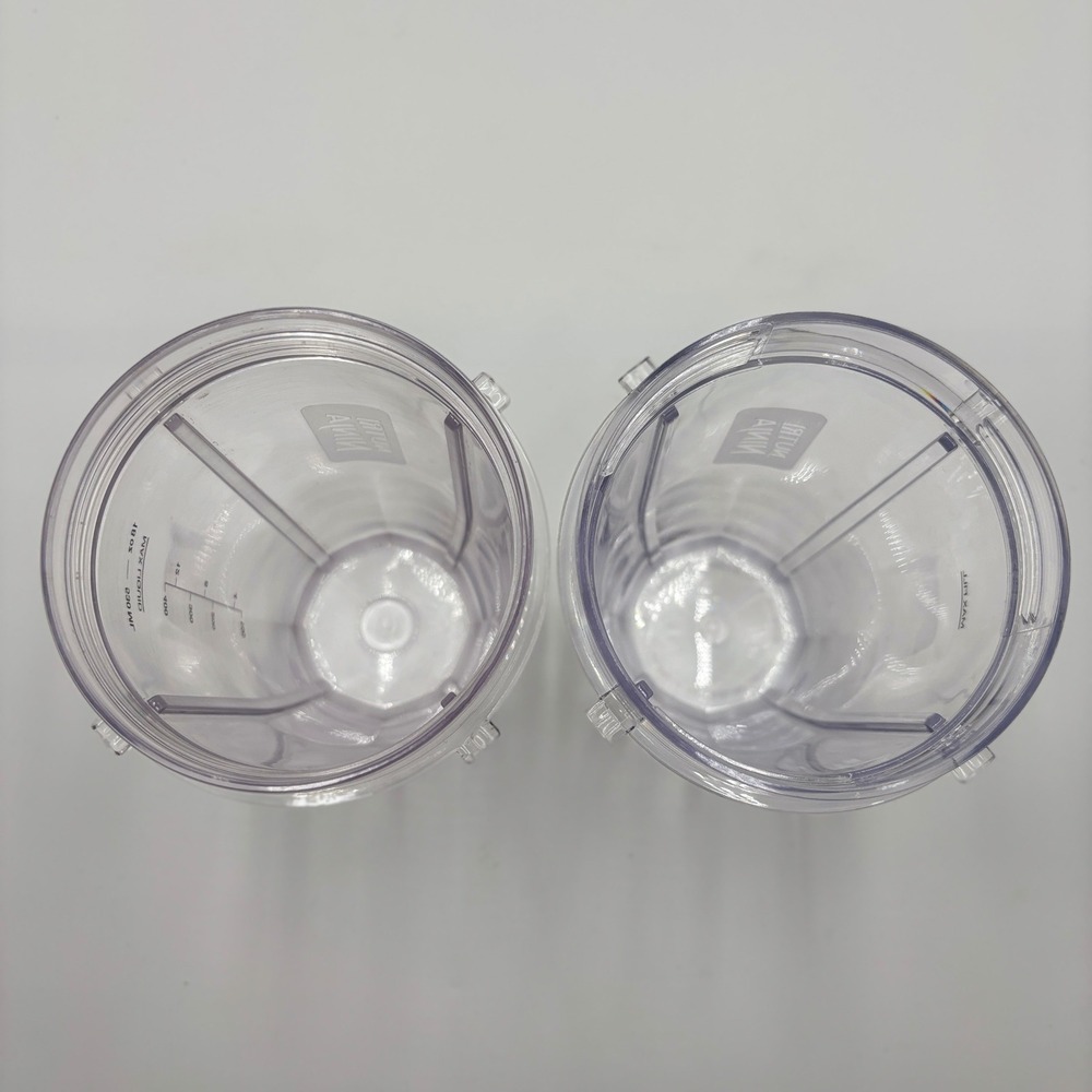 Nutri Ninja 18oz Single Serve Cups with Sip and Seal Lids Set of 2 Clear Black - Picture 6 of 6